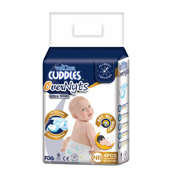Velona Cuddles Looney Tunes NB Baby Diapers 04 Pcs
