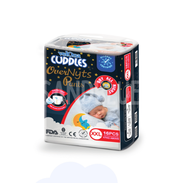 Velona Cuddles Overnyts Pants Size XXL 16pack (>17kg)