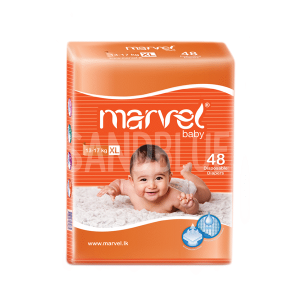 Marvel Baby Diapers Size XL 13-17Kg - 48pcs pack
