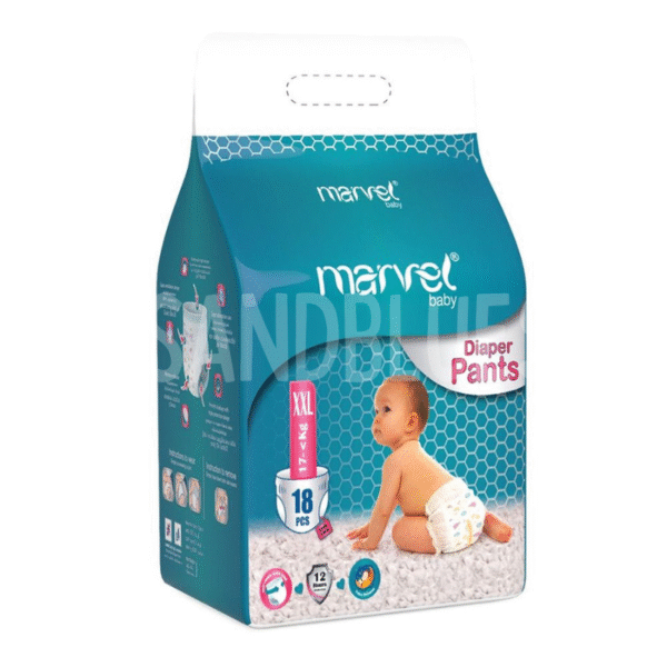 Marvel Baby Diapers Pants Size XXL 17Kg+ - 18pcs pack