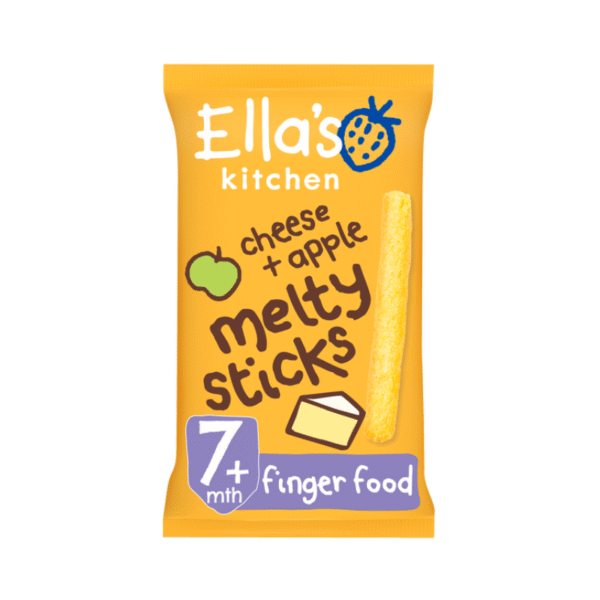 Ella's Kitchen Organic Cheese & Apple Melty Sticks 7+ Months 16g