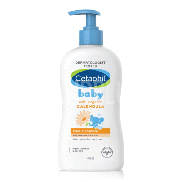 Cetaphil Baby Wash and Shampoo with Organic Calendula 400ml
