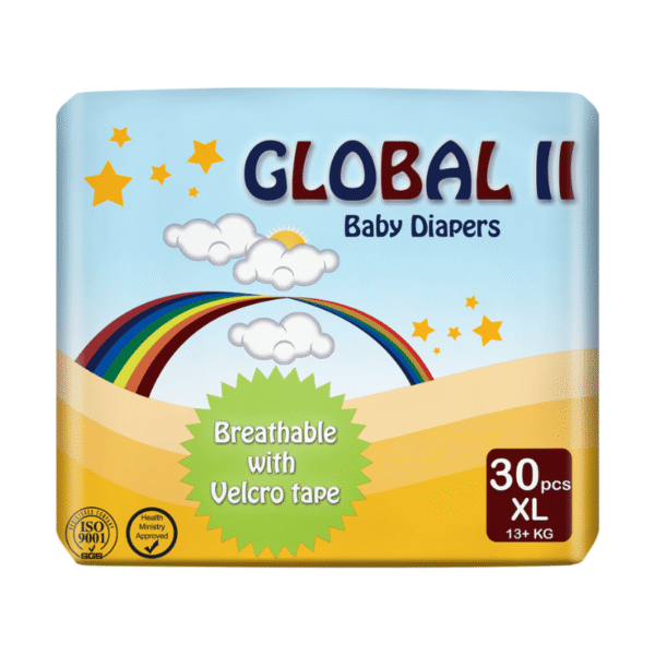 Global II Baby Diapers 30pcs XL (13kg+)