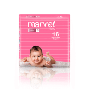 Marvel Baby Diapers Size Small 3-6Kg -16pcs pack