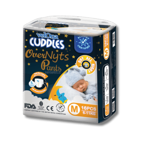 Velona Cuddles Overnyt Pants Medium 16pack (6-11kg)