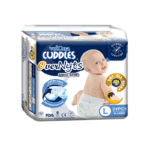 Velona Cuddles Overnyts Ultra Slim Baby Diapers L 24 Pcs (9-14kg)