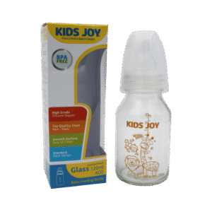 Kids Joy Glass Feeding Bottle 120ml